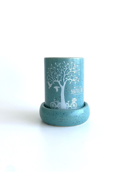 Ceramic Diffuser - Sea Green - 2